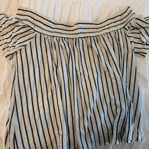 Off The Shoulder Stripped top